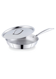 Premium Triply Stainless Steel Fry Pan With Lid