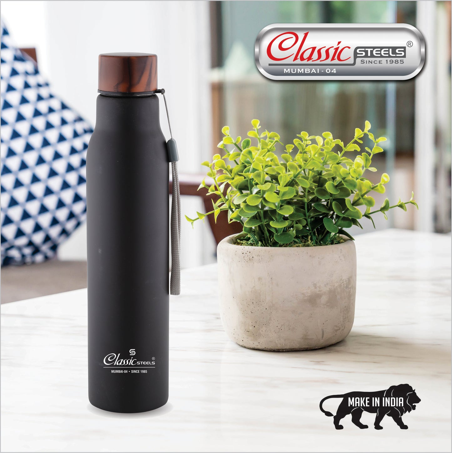 EASY JINNIE (JOINTLESS) SINGLE WALL STAINLESS STEEL BOTTLE