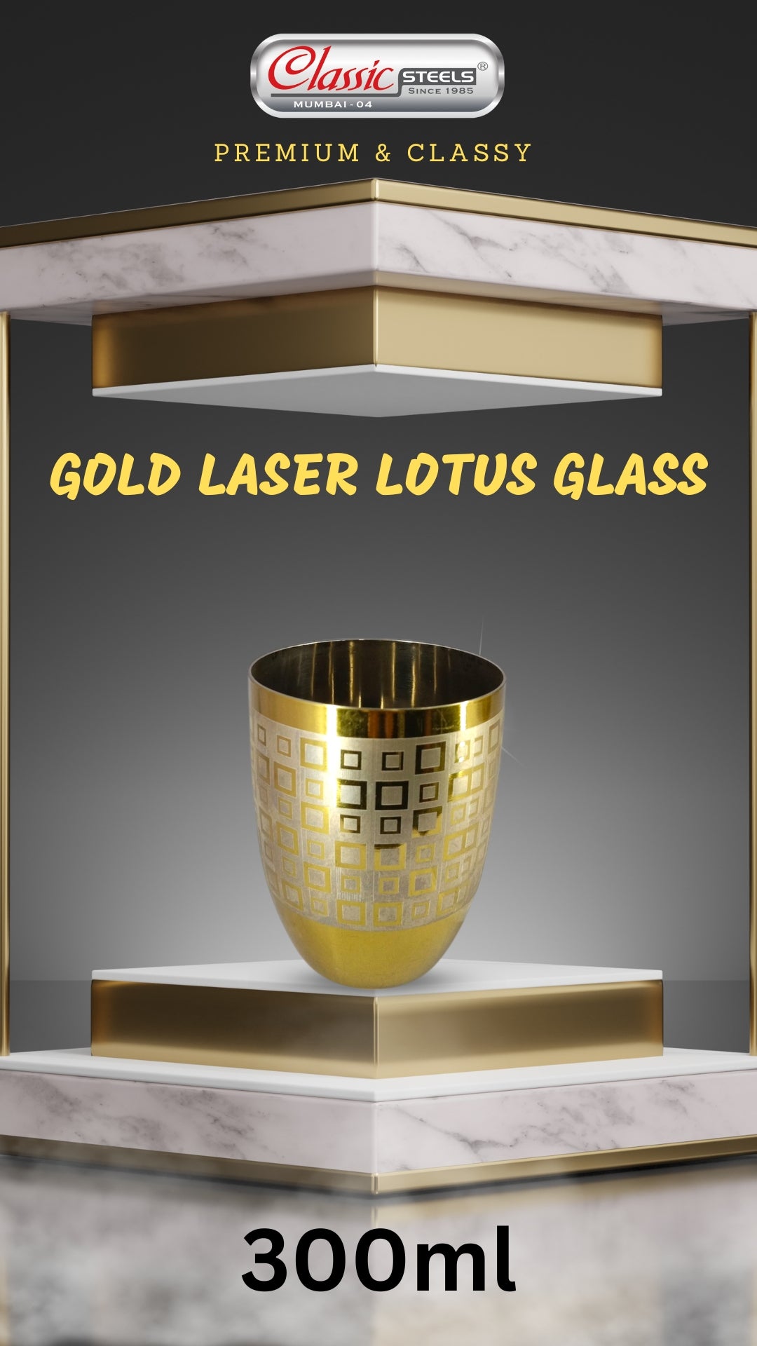 ST.STEEL LASER GLASS