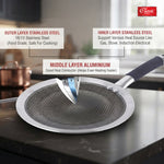 Hexa Comb Roti Tawa 26cm - 2.5mm Thic