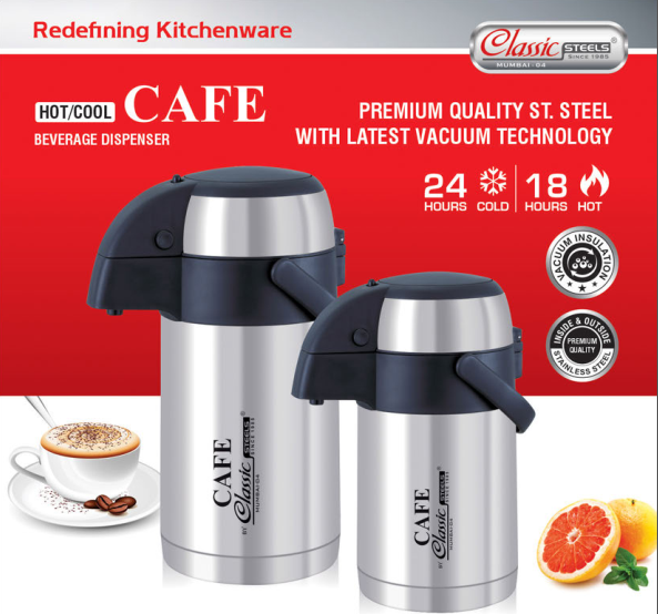 Hot & Cold Cafe Beverage Dispenser