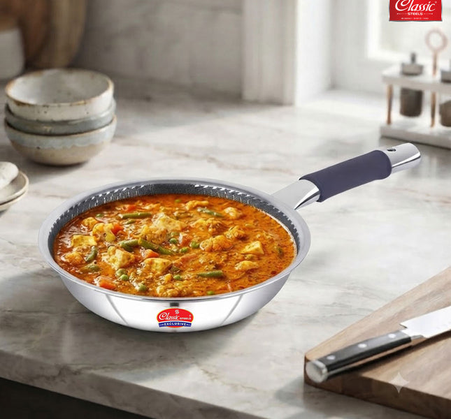 Hexa Comb Triply Frypan Without Lid