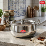 Triply Stainless Steel Handi with Lid