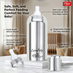 Premium 304 Stainless Steel Baby Feeding Bottle
