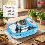 Satinless Steel Rectangle Lunch Box Leak Proof Air Tight Lunch Box