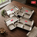 3-in-1 Square Pav Bhaji Plate