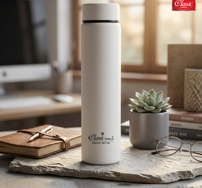 Personalized Stainless Steel Water Bottle  Customizable Super Slim Single Wall Design