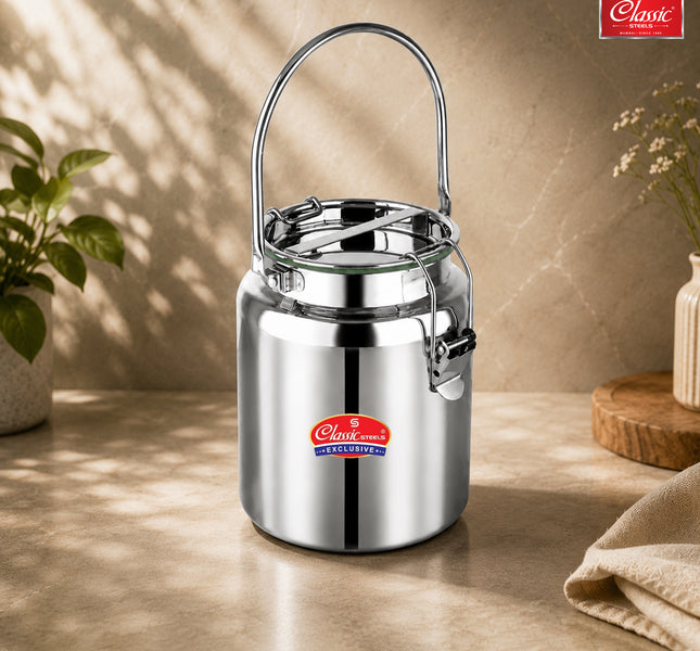 Leak Proof Prime Multi Can  Air Tight, Stainless Steel Storage Can