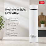 Personalized Stainless Steel Water Bottle  Customizable Super Slim Single Wall Design