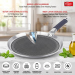 Hexa Comb Triply Dosa Tawa 30cm