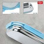 Satinless Steel Rectangle Lunch Box Leak Proof Air Tight Lunch Box