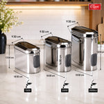 Kitchen Storage Canisters with Transparent Window