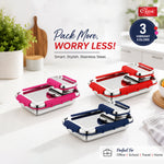 Stellar Lunch Box Stainless Steel Lunch Box, Airtight, Stackable, BPA Free, with Small Container,