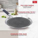 Hexa Comb Triply Dosa Tawa 30cm