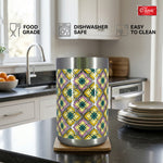 Stainless Steel - Multipurpose Tara Mandala Designer Glass Set for Home & Office