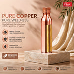 Stainless Steel Insulated Bottle 24 Hours Hot or Cold Vacuum Flask Thermosteel Bottle  Copper