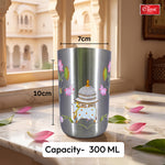 Stainless Steel - Multipurpose Kamal Kunj Designer Glass Set for Home & Office