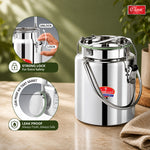 Leak Proof Prime Multi Can  Air Tight, Stainless Steel Storage Can