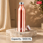 Stainless Steel Insulated Bottle 24 Hours Hot or Cold Vacuum Flask Thermosteel Bottle  Copper