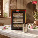Stainless Steel - Multipurpose Kamal Kunj Designer Glass Set for Home & Office
