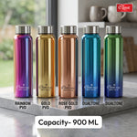 Single Wall Stainless Steel JointLess Bottle - Premium Leak Proof Water Bottle Rainbow Color
