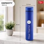 Personalized Stainless Steel Water Bottle  Customizable Super Slim Single Wall Design