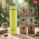 Personalized Stainless Steel Water Bottle  Customizable Super Slim Single Wall Design