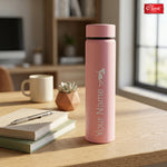 Personalized Stainless Steel Water Bottle  Customizable Super Slim Single Wall Design