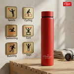 Personalized Stainless Steel Water Bottle  Customizable Super Slim Single Wall Design