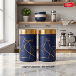 Premium Long Tea & Sugar Canister Set