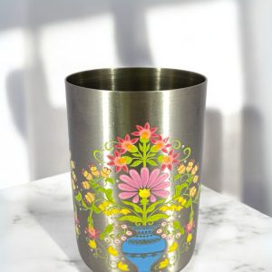 Classic Steels Stainless Steel - Multipurpose Flourish Designer Glass Set for Home & Office | Ideal for Serving Water, Juice, Cold Drinks & Lemonade | Ideal Gift Choice | Pack of 6 | 300 ML Each