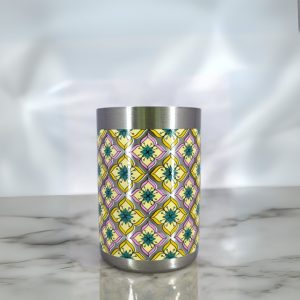 Classic Steels Stainless Steel - Multipurpose Tara Mandala Designer Glass Set for Home & Office | Ideal for Serving Water, Juice, Cold Drinks & Lemonade | Ideal Gift Choice | Pack of 6 | 300 ML Each