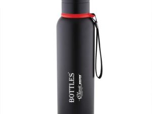 Classic Steels Stainless Steel Refresh Vacuum Insulated Water Bottle - Keeps Drinks Hot And Cold For Up To 24 Hrs Black Water Bottle